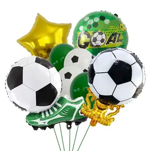 Football Balloon Set, Football Shoe Trophy Aluminum Foil Balloons, Sports Event Decoration, Party Setup, Athletic Festival Decorations