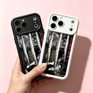 Tony Montana Money & Gun Art Phone Case - Black & White Aesthetic for iPhone 17/16/15/14/13/12/11 ProMax Plus for Samsung phones,an excellent gift for friend or fans.