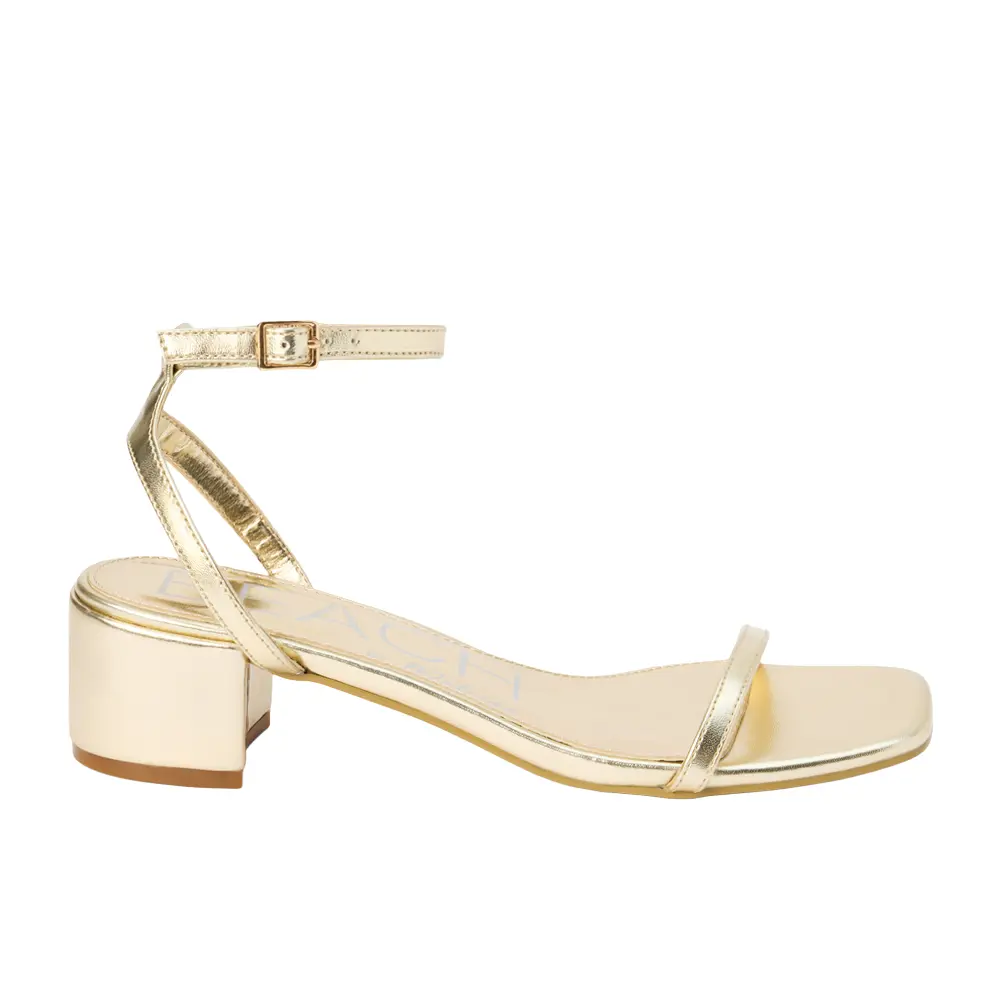 BEACH by Matisse Womens Belle Block Ankle Strap Dress Sandals Low Heel 1-2" - Gold BEACH by Matisse Womens Belle Block Ankle Strap Dress Sandals Low Heel 1-2" - Gold