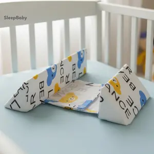Baby Side Sleeper Wedge Adjustable Soft Breathable Sleeping Pillow for Infant Newborn Boys Girls