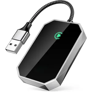 GRAYWATER Wireless CarPlay Adapter, Convert OEM Wired to Wireless Car Play Dongle Fit for Cars 2015+ & for Apple iPhone iOS 10+, Innovative Seamless Control Plug & Play