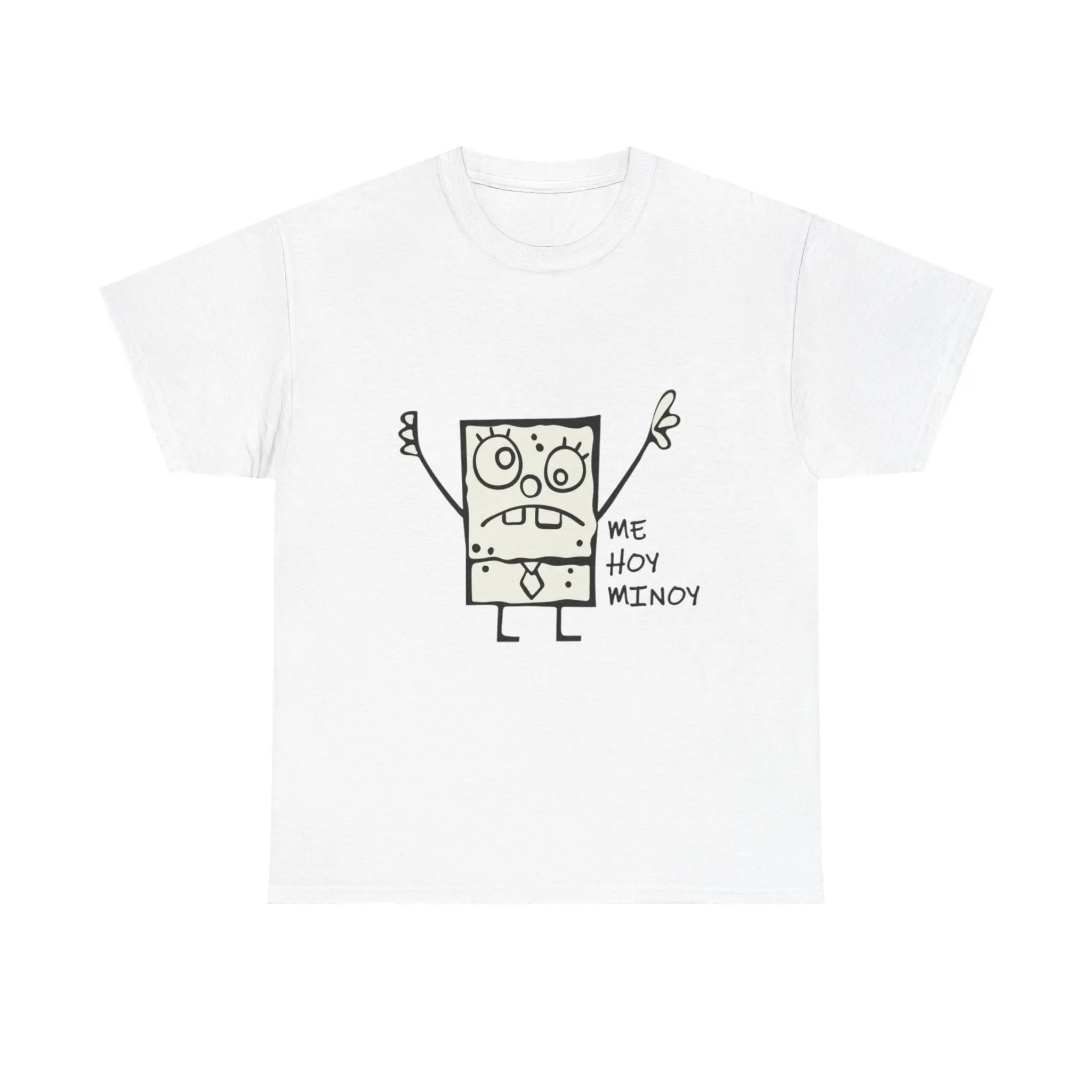 DoodleBob-Inspired Tee, SpongeBob Fan Shirt, Nostalgic Cartoon Graphic, Original Design, Chaos Energy Top, 2000s Meme Shirt, Handmade Look