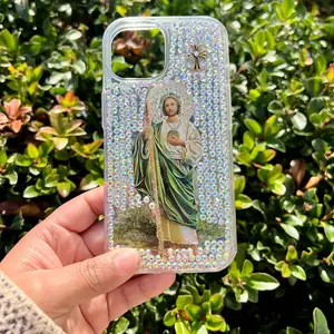 San Judas phone case Diamonds