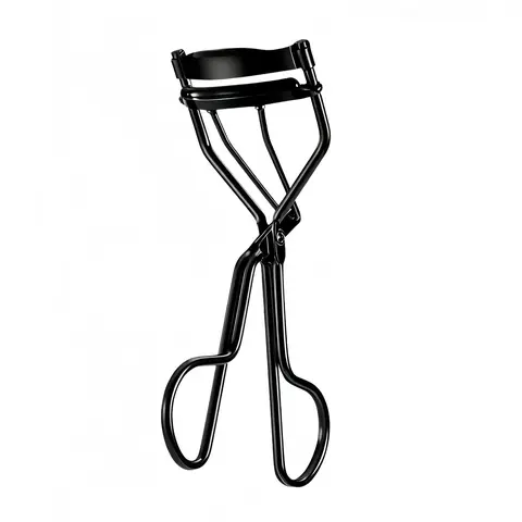 Professional Eyelash Curler with Lash Comb – Pinch-Free, Effortless Curl for a Lash-Lift Effect in Seconds, Perfect for Home or Travel, Grey Black