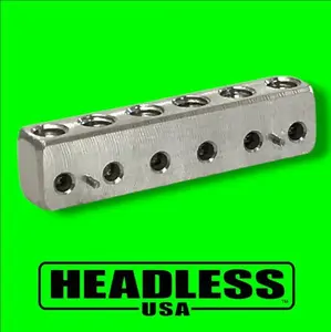 USA-Made Premium 6-String Aluminum String Adapters for Steinberger, Hohner & Cort