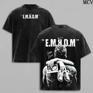 Blessd Tee Washed – El Mejor Hombre Del Mundo EMHDM 9•4•2026 Vintage Heavy Cotton Oversize Unisex Latin Trap Reggaeton Graphic T-Shirt, Blessd Hoodie & Sweatshirt Y2K Streetwear Concert Tour Fan Merch Collector Top for Men and Women Fans 2WM