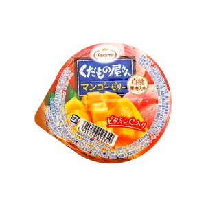 TARAMI Japanese Mango Jelly 5.6oz - Authentic Fruit Dessert, Refreshing Snack, Gluten-Free Treat