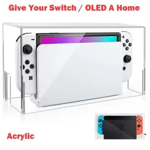Transparent Acrylic Dust Cover for Nintendo Switch/switch Lite/switch Oled, Game Console Accessory, Protective Case, Switch Accessories