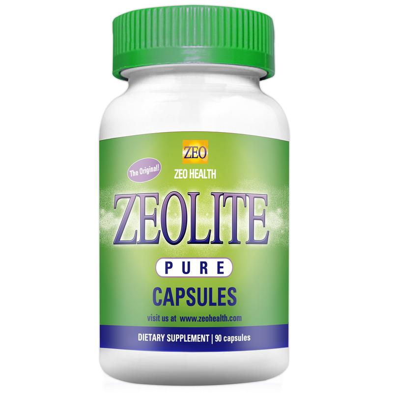 ZEO Health Zeolite Pure Capsules - Zeolite Detox Supplement - Supports Heavy Metal & Full Body Detox, Energy, Gut Health & Immunity - 94%+ Clinoptilolite Powder - Made in the USA - 90 Vegan Capsules Healthcare Fitness