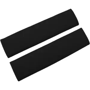 Seat Belt Cover Pad, 2-Pack Soft  Safety Seat Belt Strap  Pad for Adults and , Suitable for  Seat Belt, Backpack,  Bag, Upholstery for  (Black)
