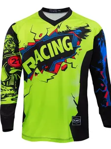 Men's Off-Road Motorcycle Jersey, Team Racing Cycling Clothing, Breathable MOTO Long Sleeve Sports T-Shirt, Spring Summer 2026