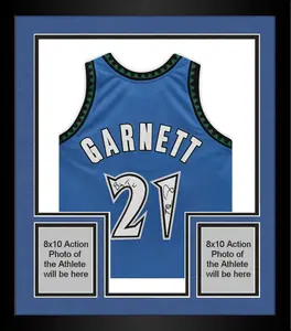 Framed Kevin Garnett Minnesota Timberwolves Autographed Mitchell & Ness Blue Authentic Jersey with "Big Ticket" Inscription - Fanatics Authentic Certified