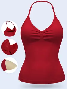 Workout Longline Strappy Top Fitness Sports Sleeveless Yoga Gymwear Tanks Women Workout Sportswear Activewear Outdoor Running Tops