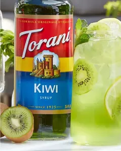 Torani - Kiwi Syrup for Soda, Coffee, Water and other beverage flavor soda bar syrup quench it