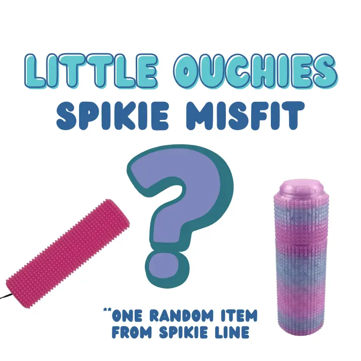 Little Ouchies – Lot De 2 Porte-clés Sensoriels à Picots Pour Adultes – Anti-stress, Anxiété, TDAH – Petit Et Discret