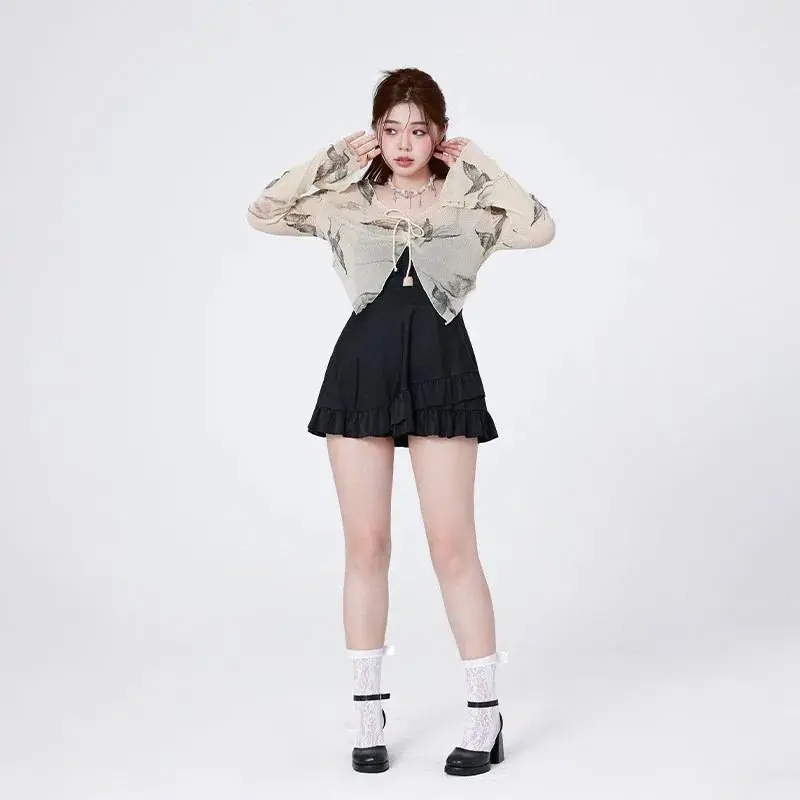 Female Long-Sleeved Conservative Swimsuit - New Plus Size Swimwear for Slightly Chubby Women, Butterfly Style, Slimming Design, 1XL/2XL/3XL, Long Sleeve, Slenderizing, Chubby-Friendly, Slimming Fit