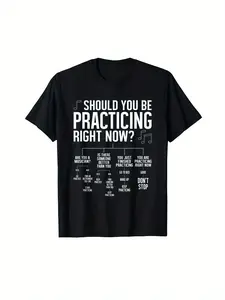 Schould You Be Practicing.. For Marching Band Or Orchestra T-Shirt