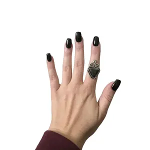 Midnight Bloom Boot Stitch RIng