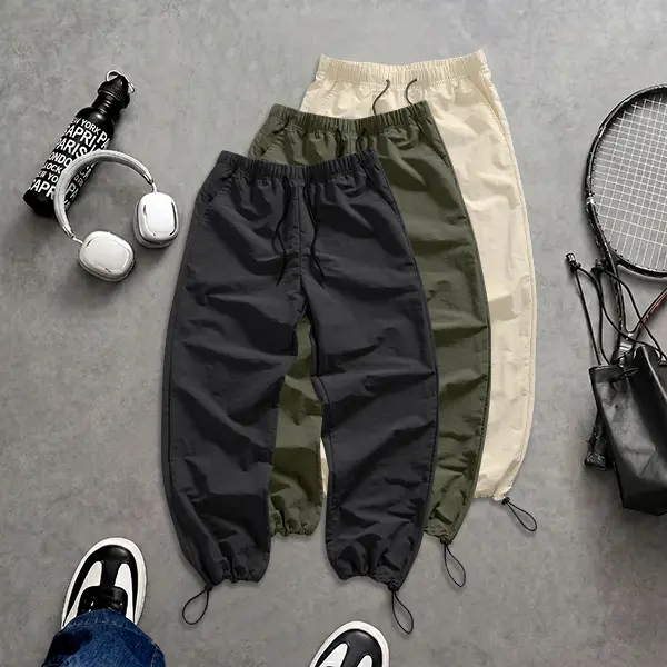 Black + Army Green + Apricot