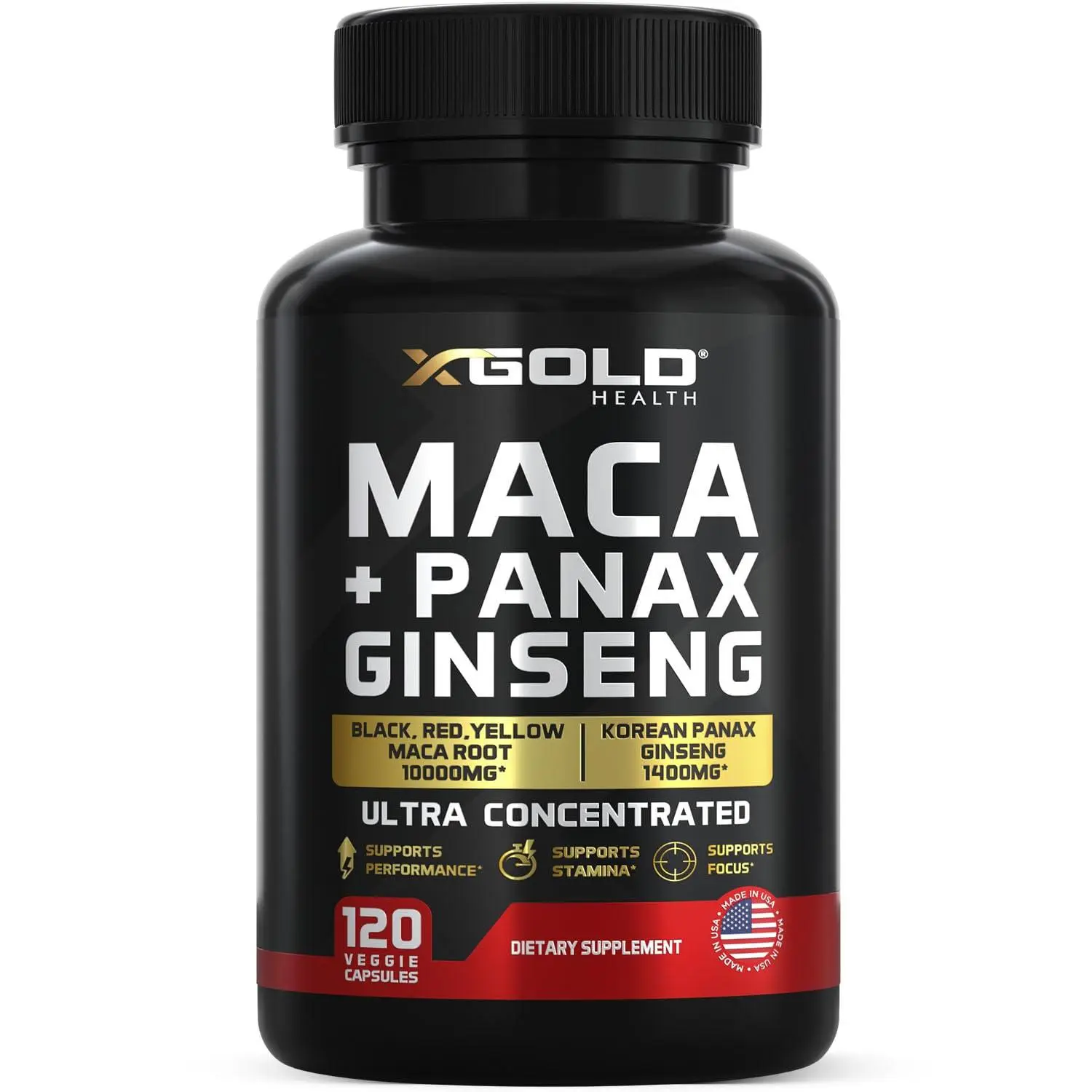 Maca Root Capsules 10000mg and Korean Panax Ginseng 1400mg Maca Root Capsules 10000mg and Korean Panax Ginseng 1400mg