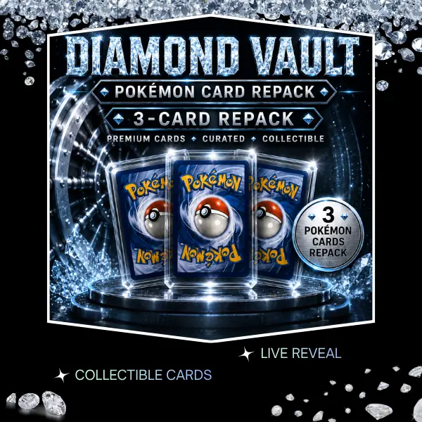 3 Collectible Non-Sports Pokémon Trading Card Repacks From Diamond Vault