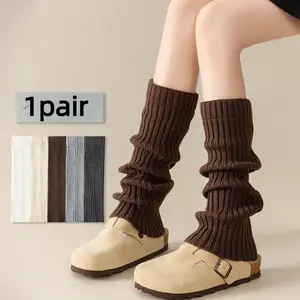 Women's Winter Warm Knit Socks Leggings Set, Casual Stylish Socks, Casual Comfy Socks, Thickened Pile Design, Perfect Christmas Gift, Cozy & Stylish Footwear Accessories