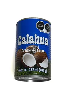 Calahua Original Coconut Cream 432 mL (14.6 fl oz) – Non-Alcoholic Coconut Mix for Piña Coladas & Desserts