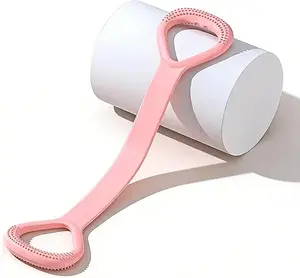 UMAY Figure 8 Resistance Band Pull Up Bands for Women Men Yoga Pilates Physical Therapy High Elastic Latex Non Slip Foam Handles Portable Workout Stretch Bands outdoorfun
