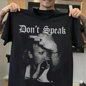 Don't Speak Gwen Stefani Comfort Colors Unisex T-Shirt, No Doubt Tour 2026 Shirt, 90s Grunge Aesthetic Graphic Tee, Rock Lover Gift