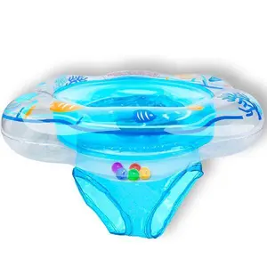 Summer Gift Baby Pool Float with Double Airbag Safety Seat, Infant Swim Float for Toddler 6-12 Months, Inflatable Baby Swim Trainer for Pool & Bathtub Water Play