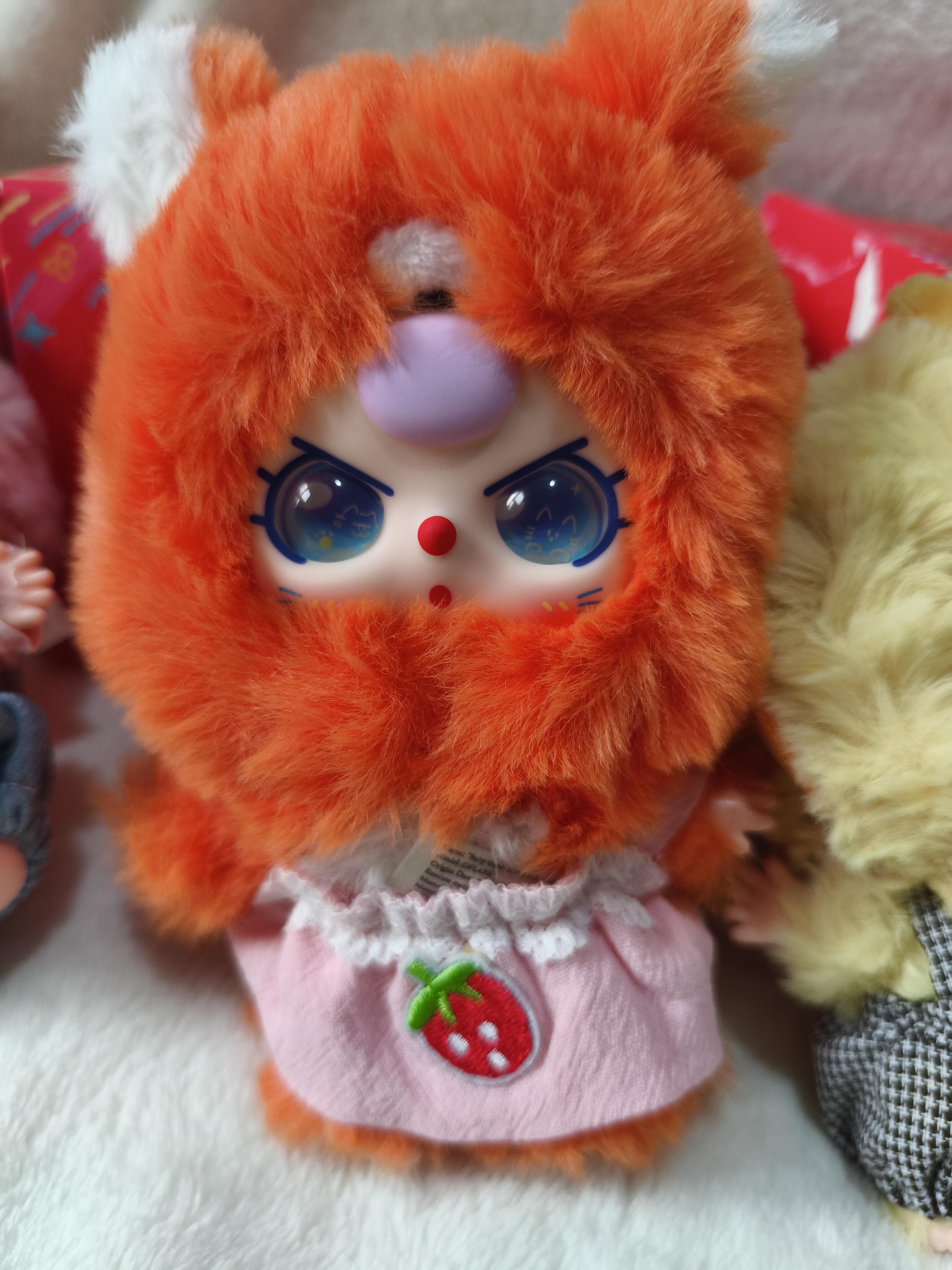 BabyThree Cutie Plush Toy Doll ，Bunny Plush Dolls，Soft Furry Collectibles，