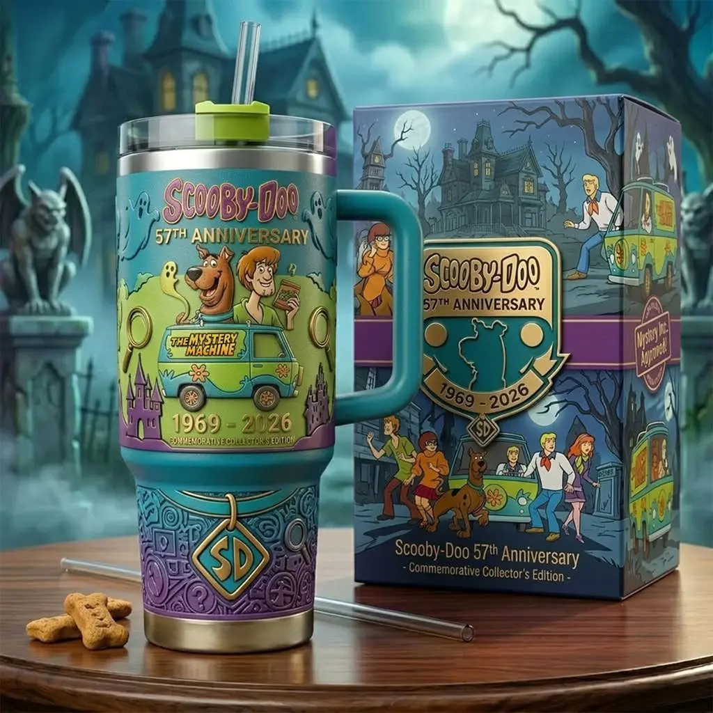 Limited Edition Scooby Doo 57Th Anniversary Commemorative 40Oz Tumbler
