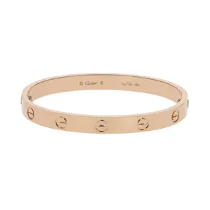 Pre-owned Cartier Love Bangle Bracelet Size 16