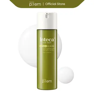 MAKE P:REM INTECA Soothing All-in-One Lotion for Men 6.76 Fl Oz, 200ml | Calming After Shave Lotion for Acne-Prone & All Skin Types