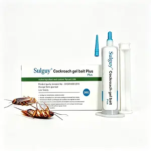 Sulguy Cockroach Gel Bait Plus 30G Fast Acting Long Lasting Indoor Outdoor Bait for All Roach Species Eliminate Colonies at Source No Mess Easy Application Safe for Home Use