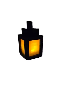 Minecraft Lantern - 3D Printed Blue,Yellow or RGB Color Options Tea Light Candle for Shelves or Desks Creative Gift for Gamers Size 9inx5inx5in