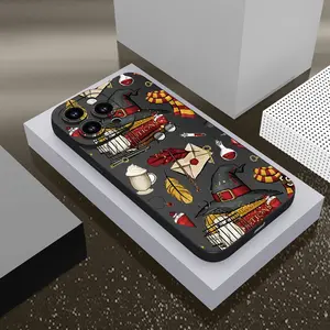 This Fashion design features witch hats and envelope patterns, a unisex high-end hard phone case specially crafted for Halloween, suitable for iPhone 17, 16, 15, 14, 13, 12, and 11 Pro Max/Pro/Plus models, providing comprehensive protection. Mobile access