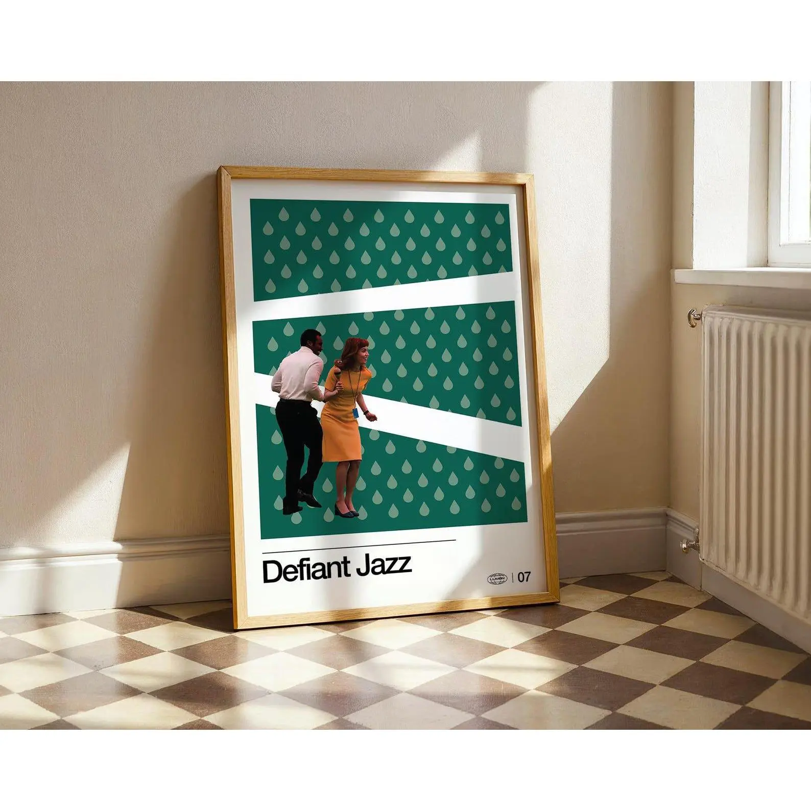 Severance Defiant Jazz PRINT, severance poster, severance print gift, lumon, milchick, helly r, defiant jazz