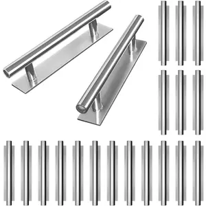 ABS Plastic Hidden Cabinet Handles, Instant-Mount Hardware for Doors, Windows, and Wardrobes