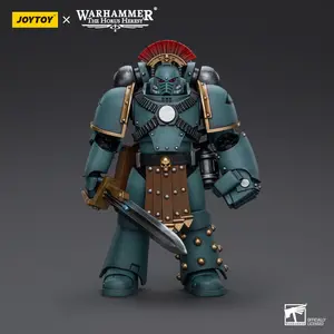 JOYTOY Warhammer The Horus Heresy 1/18 Action Figure  Sons of Horus MKIV Tactical Squad Sergeant with Power Fist JT9572