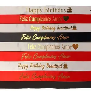 Listones personalizados para ramos
