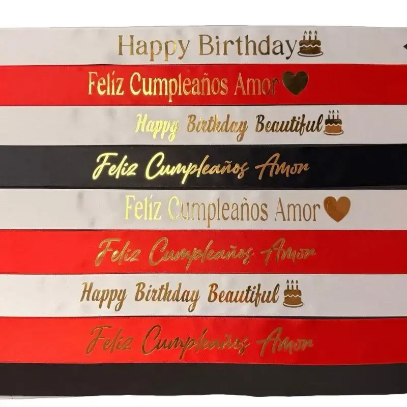 Listones personalizados para ramos