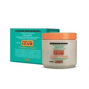 Guam Cooling Seaweed Mud Anti-Cellulite Body Wrap 500g - Gel & Strengthening Formula for Firming Legs, Reducing Puffiness & Cleansing Skin - Comfort