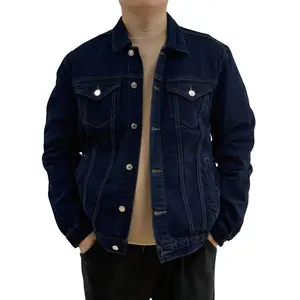 YXLUOKY Men's Classic Denim Jacket in Jean Cloth with Flap Pockets for All Seasons Street Style Outfit Ideal for Fall Winter