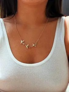 Elegant Swan Necklace, Simple Fashion Lockbone Chain, Vintage Style Pendant, Perfect Gift, Daily Accessory, Party, Holiday