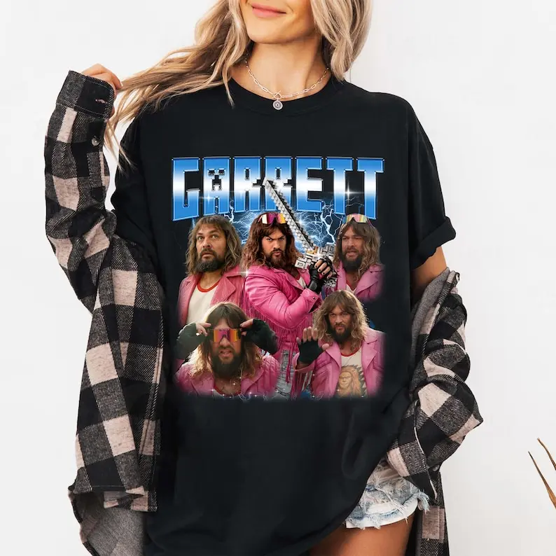 Garrett Minecraft Movie Shirt, Minecraft shirt, Block World Minecraft Shirt, Custom Gift For Videogames Fans