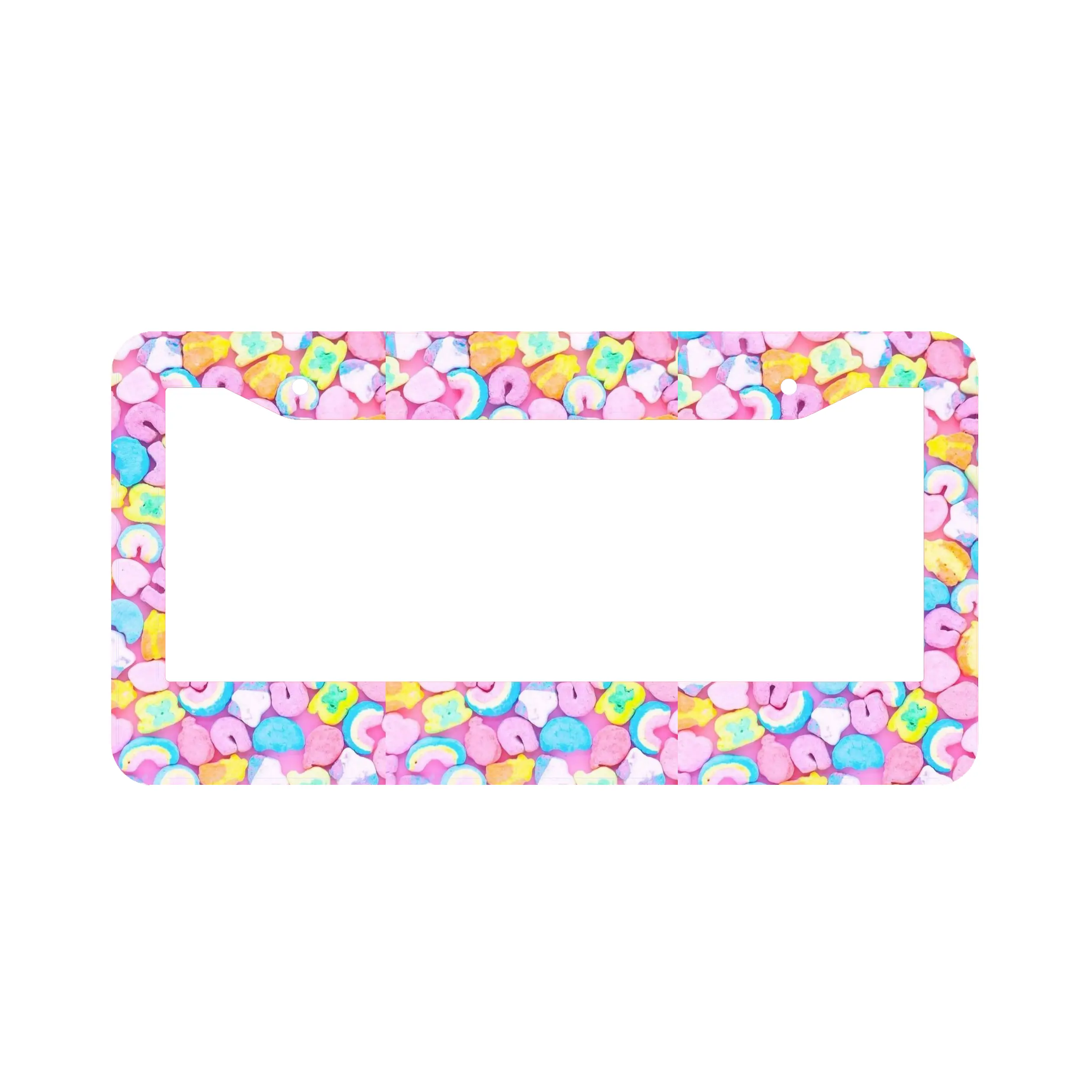 Cute Candy License Plate – Personalized Car Tag, Pastel Aesthetic, Custom Name Plate