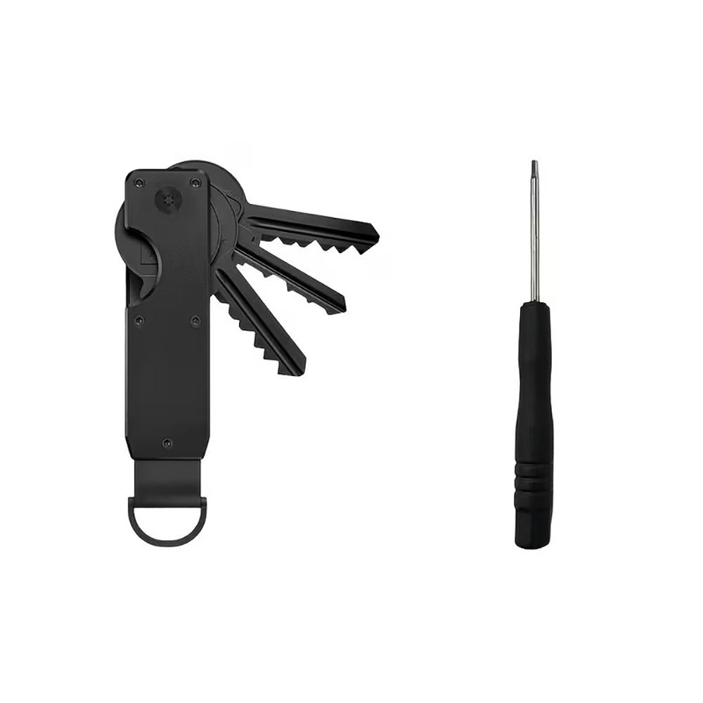 Minimalist Innovative Keyholder, Compact Keys Organizer, Multifunctional Smart Durable Car Key Chain, Fashion Accessories, With Key Case, For Key Holder Secures 1-5 Keys, Easy To Carry, Versatile Accessories