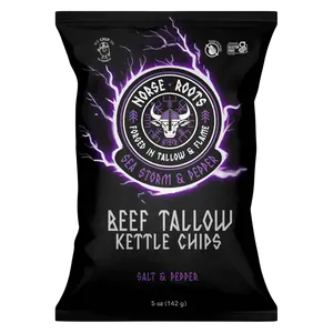 Sea Storm & Pepper - Beef Tallow Kettle Chips (6-Pack)