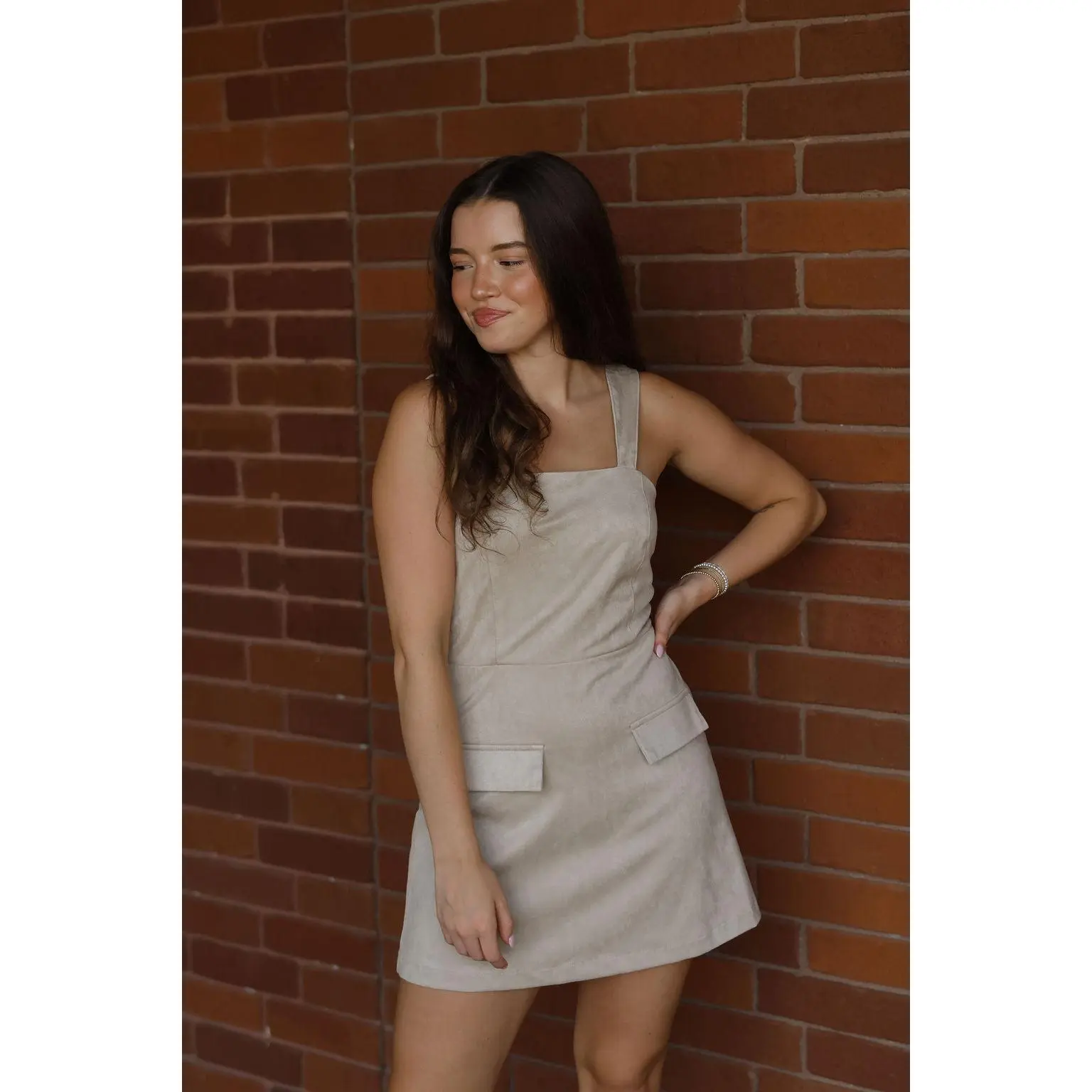 Well Romper - Taupe Greige